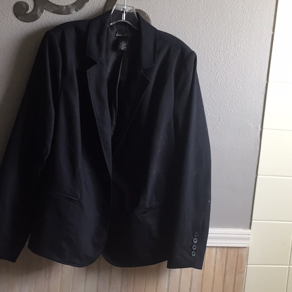 Size 22 Lane Bryant black blazer